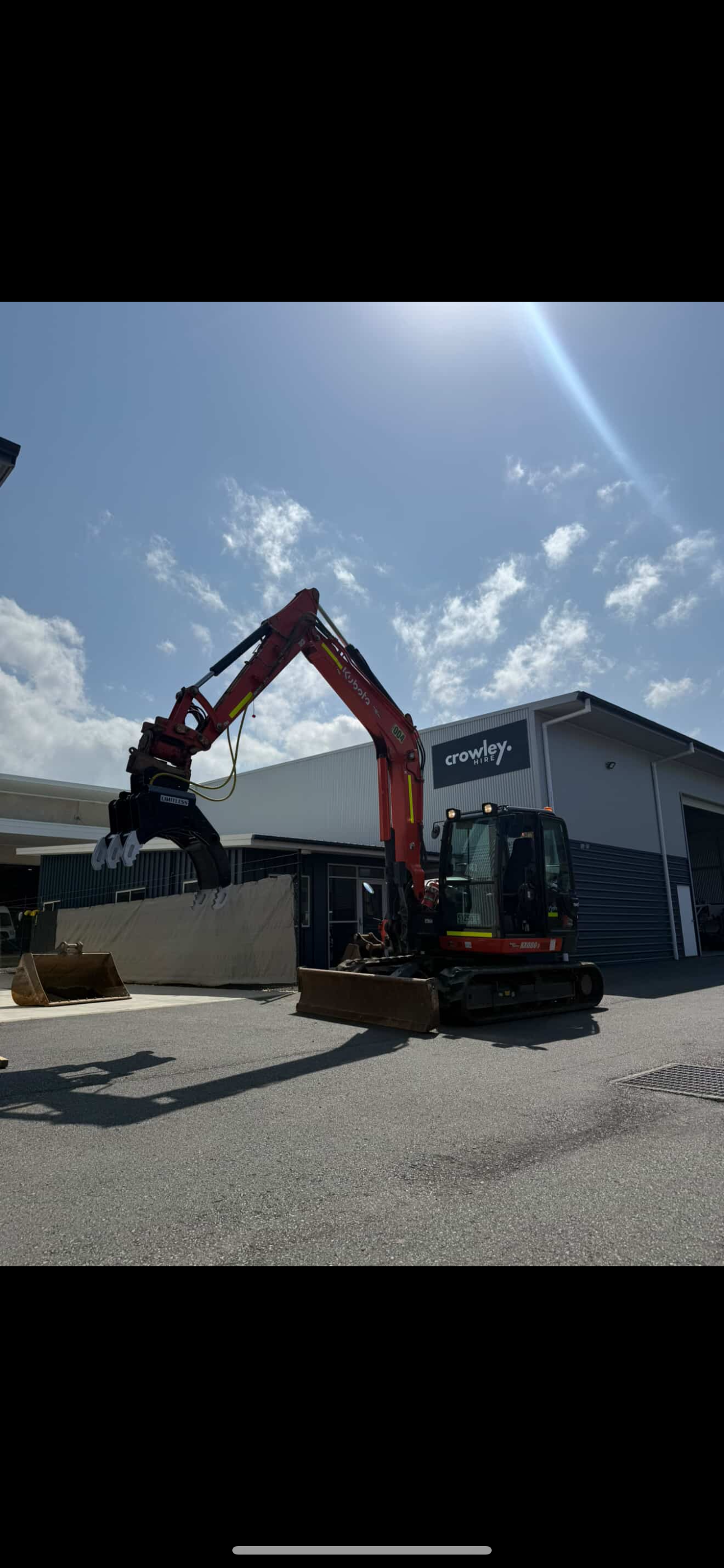 Twin cylinder Hydraulic Grabs