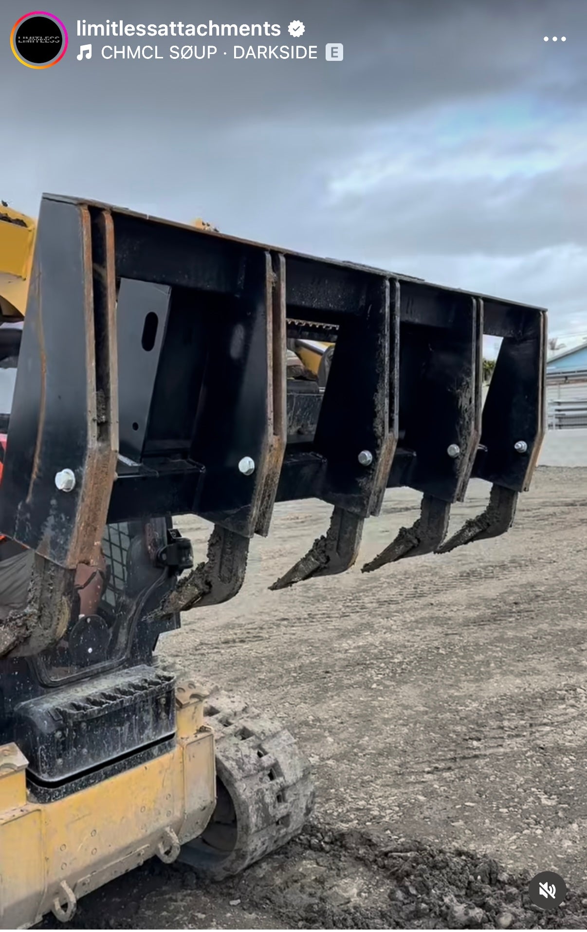 Skid steer Ripper Attachment