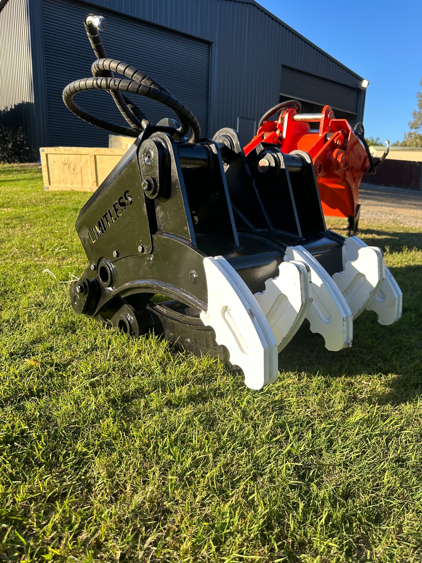 Twin cylinder Hydraulic Grabs